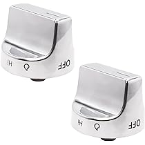 Whirlpool Gas Range Surface Burner Knobs (2 Pack) | W11159630 W11023139 Replacement Control Knobs