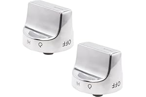 SURPOUF W11159630 W11023139 Surface Burner Knob w10850015 Control Knob Compatible With Whirlpool Gas Ranges Replace 4813782 AP6284486 PS12347845 EAP12347845 （2Pack）