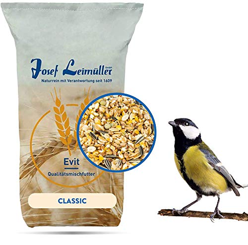 Leimüller Vogelfutter Wildvögel Ganzjährig 25kg (Classic) - Ãsterreichisches Wildvogelfutter Ganzjahresfutter - Hochwertiges Streufutter Staubfrei & ohne Zusatzstoffe