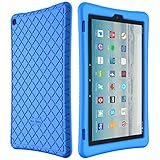Bear Motion Silicone Case for Fire HD 10 2017 - Anti Slip Shockproof Light Weight Kids Friendly Protective Case for All-New Fire HD 10 Tablet with Alexa (2017 Model) (Fire HD 10 2017