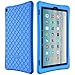 Bear Motion Silicone Case for Fire HD 10 2017 - Anti Slip Shockproof Light Weight Kids Friendly Protective Case for All-New Fire HD 10 Tablet with Alexa (2017 Model) (Fire HD 10 2017, Blue)