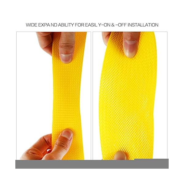 Isafish-Braided-Fishing-Rod-Sock-Covers-Spinning-Baitcasting-Rod-Sleeve-Expandable-67-Inch-Fishing-Gloves-Protector