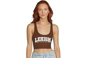Lojobands Women's College Gameday Outfit Tank Top Tailgate Crop Top One Size Fits Most