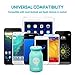 Power Bank 10000mAh Portable Charger, Cute External Battery Pack with Dual USB Ports External Phone Charger Power Pack for iPhone, Samsung Galaxy and More - Blue