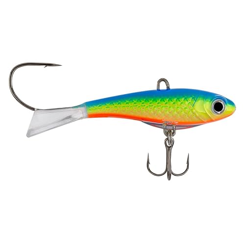 Northland Fishing Tackle Pitchin' Puppet Darting Premium Fishing Jig for Snap Jigging & Pitching Walleyes, 5/8 Oz, Parrot