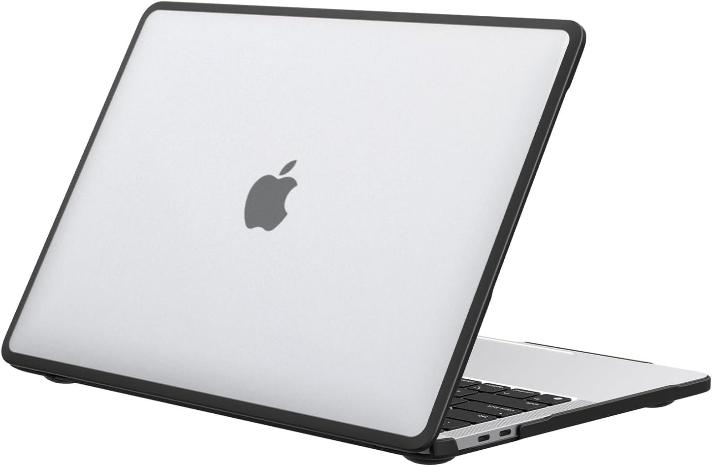 BlueSwan Case compatible for Macbook Pro 13 inch M2 M1 A2338 A2251 A2289 A2159 A1989 A1706 A1708, Released in 2022-2017, Anti-rupture TPU Frame + PC Matte Anti-fingerprint Cover - Frosted Clear