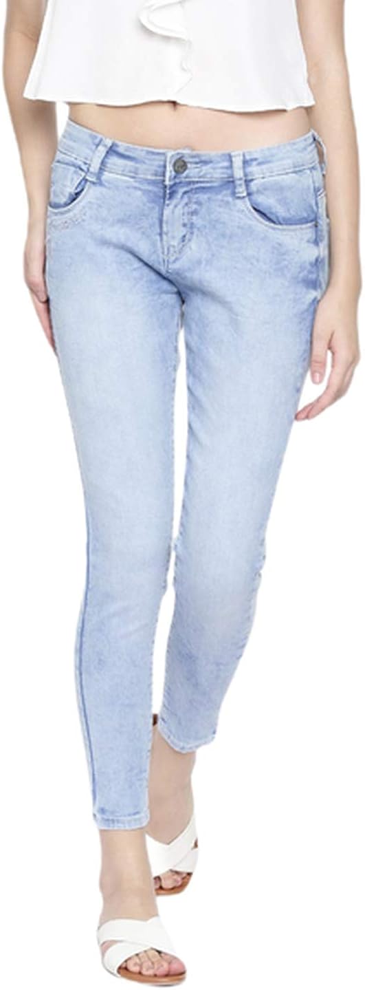 Buy ZHEIA Women's Carrot Skinny Jeans at Amazon.in