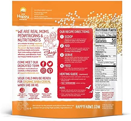 happy baby organic oats and quinoa