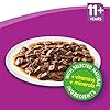 Whiskas-11-Wet-Food-for-Senior-Cats-Meaty-Selection-in-Gravy-12-x-100-g Whiskas wet pouches, delicious and tasty meaty selection in gravy, suitable for senior cats aged 11+, (12 Pouches x 100…