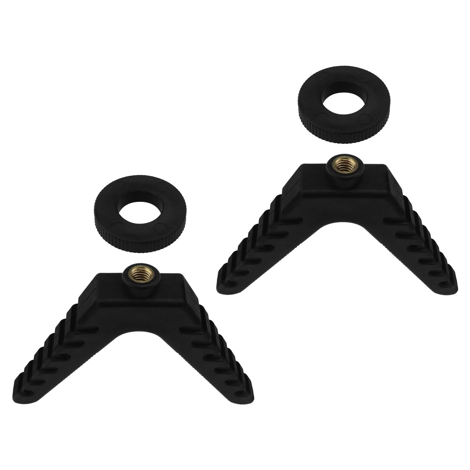 OTOTEC 2pcs Camera Bracket for Shoot/Photography Nylon V-Shaped Camera Brackets Rings Light Durable Camera Tripod Length 87.5mm/ Height 65mm M6x1.0 Thread