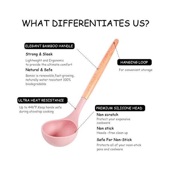 Premium-11pcs-Silicone-Cooking-Kitchen-Utensils-Set-Heat-Resistant-Wooden-Handles-Cooking-Tool-BPA-Free-Non-Toxic-Silicone-Turner-Tongs-Spatula-Spoon-Kitchen-Gadgets-Set-for-Nonstick-Cookware-Pink Premium 11pcs Silicone Cooking Kitchen Utensils Set, Heat Resistant Wooden Handles Cooking Tool, BPA Free Non Toxic…