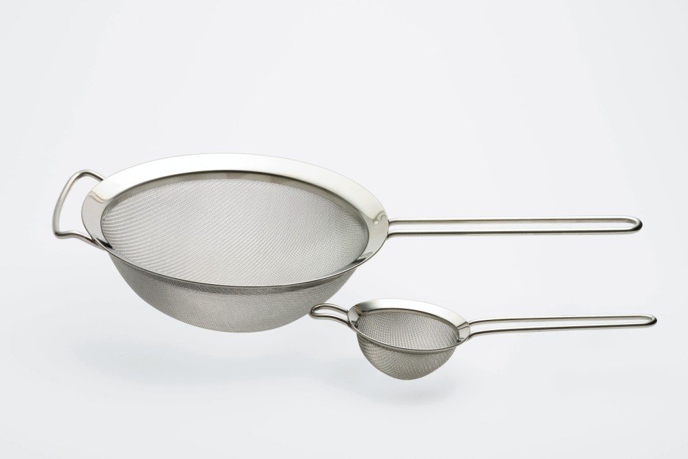 Weis Kitchen Sieve 10 cm fine, Stainless Steel, Silver, 24 x 10 x 10 cm