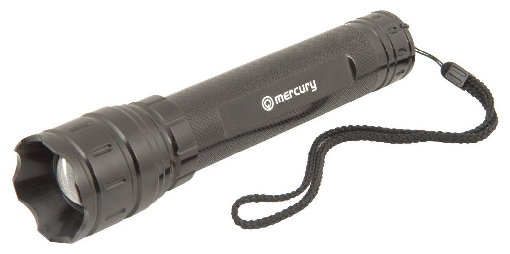 Mercury FL10C 10 W Cree LED Aluminum Heavy-Duty Weatherproof Torch, Black