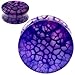 So Scene Purple Dragon Vein Organic Stone Ear Plugs Gauges Sold in Pairs