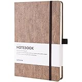 Bullet Journal - Eco-Friendly Natural Cork Hardcover Dot Grid Notebook with Pen Loop - Premium Thick Paper - A5 (5x8In) Bound Notebook