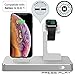 PRESS PLAY Charging Dock for Apple Watch & iPhone (Apple Certified), ONEDock Power Station w/Built-in Original Apple Lightning Connector for Docking, Made for Series, 5,4,3,2,1, AirPods, iPod
