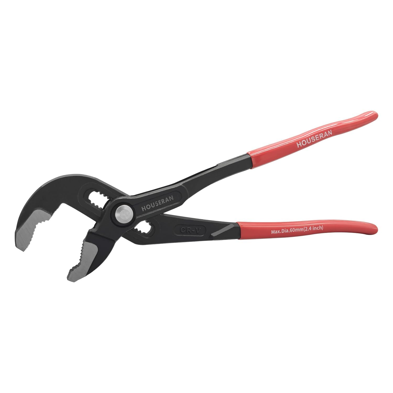 HOUSERAN 12 Inch Slip Joint Pliers with Comfort Red Grips - Groove Joint & Water Pump Pliers for Home Repair & Pipe & Fittings
