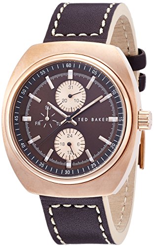 Ted Baker Men's TE1130 Sport Analog Display Japanese Quartz Brown Watch