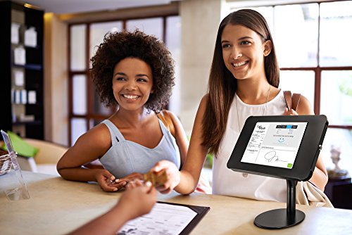 Arkon iPad Tabletop Stand with 8.5' Neck and Key Lock for iPad 4 3 2 iPad Air 2 - BLACK
