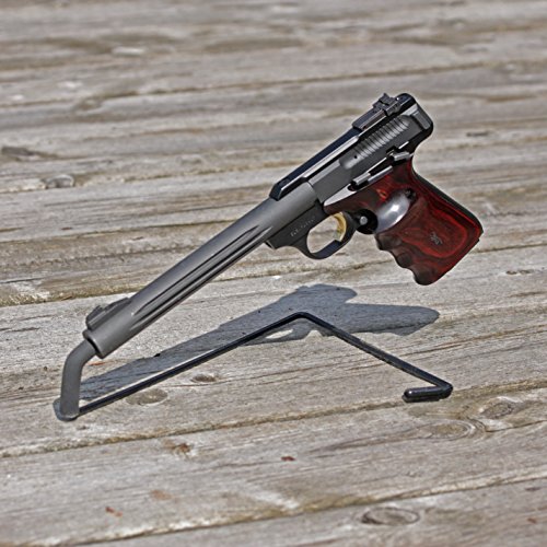 Hold Up Displays - In Barrel Countertop Pistol Holder - 10" x 6" Base