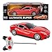 Liberty Imports RC Sports Car Coupe Remote Control RC Full Function Electric Race Car 1:18 Scale (Red)