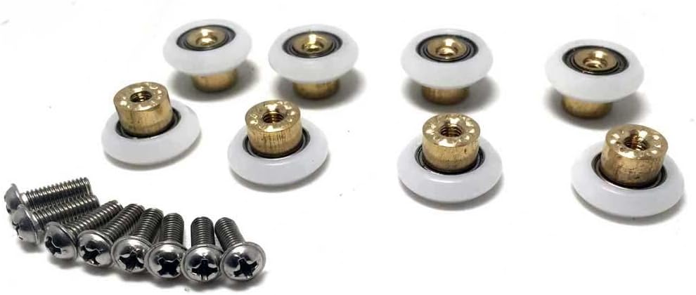 SmoothLY Sliding Tub Shower Door Replacement Roller a Set 12pcs