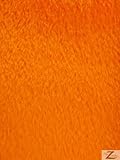 VELBOA FAUX FAKE FUR SOLID SHORT PILE FABRIC - Orange - 60
