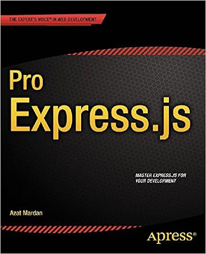 Pro Express Js Master Express Js The Node Js Framework For Your