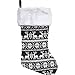 Gift Boutique Set of 3 Christmas Stockings Holiday Stocking, Red White and Grey Colors with Reindeer, Tree, Heart and Snowflake Design