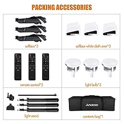 Andoer Softbox Photography Lighting Kit