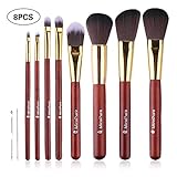 MiroPure 8 Piece Kabuki Makeup Brush Set