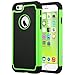 ULAK iPhone 6S Case,iPhone 6 Case, Knox Armor iPhone 6S 4.7 Case Shock Absorbing Hybrid Rugged Slim Cover Shell w/Plastic Outer & Rubber Silicone Inner Cover(Green)
