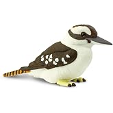 Safari Ltd. Kookaburra Toy - 3 Inch Realistic Bird Figure for Kids | 3 Inches Long x 1.25 Inches Tall, Ages 3+, Safety Tested, BPA Free PVC, Bird Study, Nature Dioramas, Display