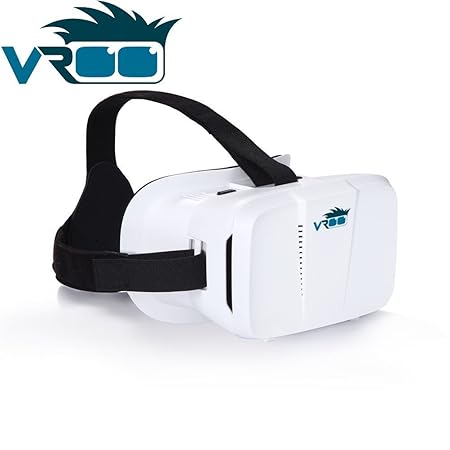 VROO 3D VR Virtual Reality Google Cardboard Headset 3D VR Brille Cardboard für 3D Filme und Spiele / Kompatibel mit Smartphon