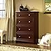 Sauder Palladia 4-Drawer Chest, Select Cherry finish