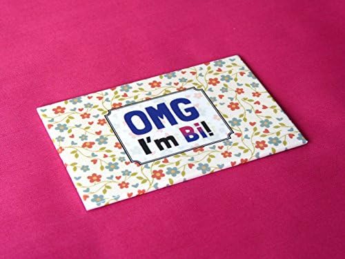 Handmade Bi pride colorful magnet