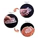 Kloud City 5 Pair Flip-Flop Sandal Self-Adhesive Gel Insert Forefoot Cushion Anti-Slip Protector Grip Pad