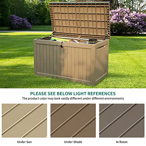 YITAHOME XXL 230 Gallon Large Outdoor Storage Deck Box for Patio