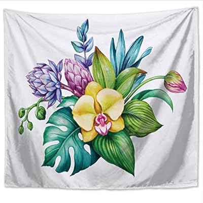 Zmzzf Tapices Decorativos Flores Animadas Dormitorio Sala De Estar