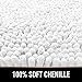MAYSHINE Plush Shaggy Chenille Bath Mat | Extra Soft, Super Absorbent, Non-Slip Bathroom Rug | Fluffy Microfiber, Area Rug Sets for Bathroom Floor, Kitchen, Living Room | 39