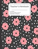 Teacher's Notebook: High quality and low cost; this is our new notebook designed for teachers .. 100 ruled pages 8.5*11 inches to write in cours, to take notes ...