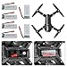 4Pcs 3.7V 900mah Li Battery for 8807 8807W Fordable RC Quadcopter Drone + 1 to 4 Charger + Charging Cable - CreaTion