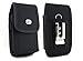 Vertical Heavy Duty Rugged Canvas Belt Clip Case Cover Pouch Holster for Apple iPhone 4 & iPhone 4S Fits with Hard Case, Silicone Case, Jel Case, etc