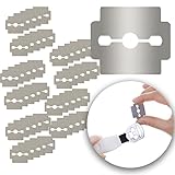 Set of 50pcs Stainless Steel Replacement Razor Blades for Foot Care, Hard Calluses Removers Corns Shavers Horn Skin Cutters Planers Pedicure Peelers