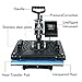 EOSAGA Heat Press 12×15 Heat Press Machine 5 in 1 Digital Multifunctional Sublimation Swing Away Heat Press for T Shirts Hat Mug Cap Plate (12