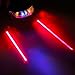 Ultra Bright Bicycle Tail Light Laser Light Waterproof Safety Warning Rear Light Red LED Back Light Flashlight Lamp for Mountain Bike 2 Laser 5 LED 7 Modes (Lane(Colorful+red))
