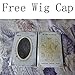 Black Widow Wig for Women - Bob Wigs Human Hair Short Curly Avengers Black Widow Cosplay Costume for Lady Brown