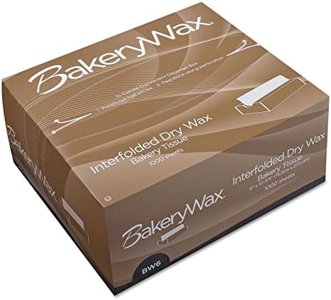 Bagcraft 010006 EcoCraft Interfolded Dry Wax Bakery Tissue 6x 10 3/4 White 1000/Box 10 Box/Crtn