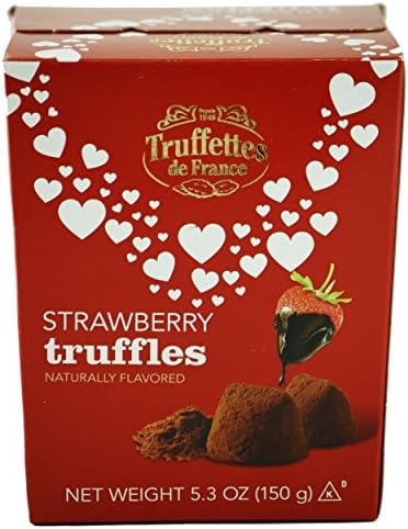 Truffettes de France Gluten Free, All Natural Strawberry Truffles 5.3 Ounce