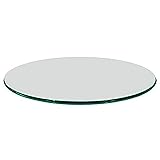 Fab Glass and Mirror 30" Inch Round Glass Table Top